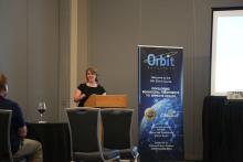 FSU Vice President for Research, Dr. Stacey Patterson, welcomes the ORBIT Institute’s first cohort during the kick-off event