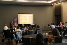 Dr. Bonnie Spring presenting at the 2023 ORBIT Institute