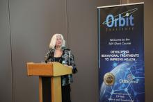 Dr. Susan Czajkowski presenting at the 2023 ORBIT Institute